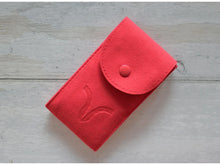 Load image into Gallery viewer, Watch Pouch – Red Suede