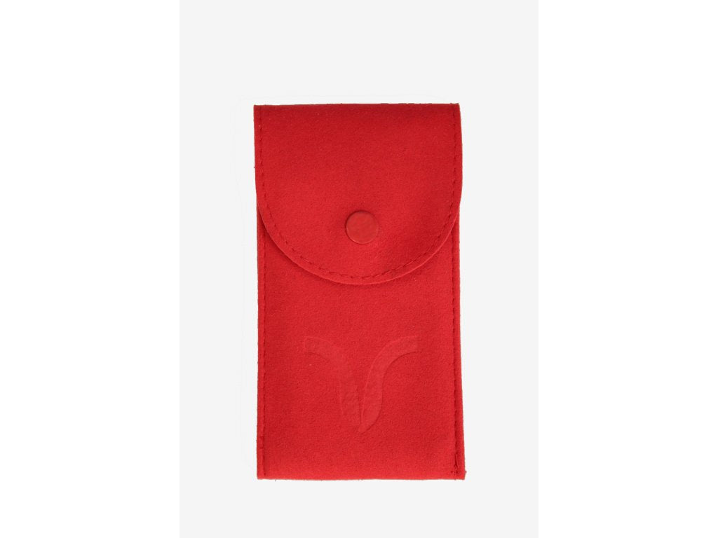 Watch Pouch – Red Suede